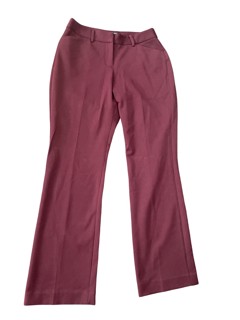 Express Women's Bootcut Pants in Burgundy